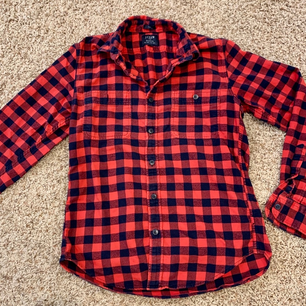J. Crew Slim Fit Flannel Size Small